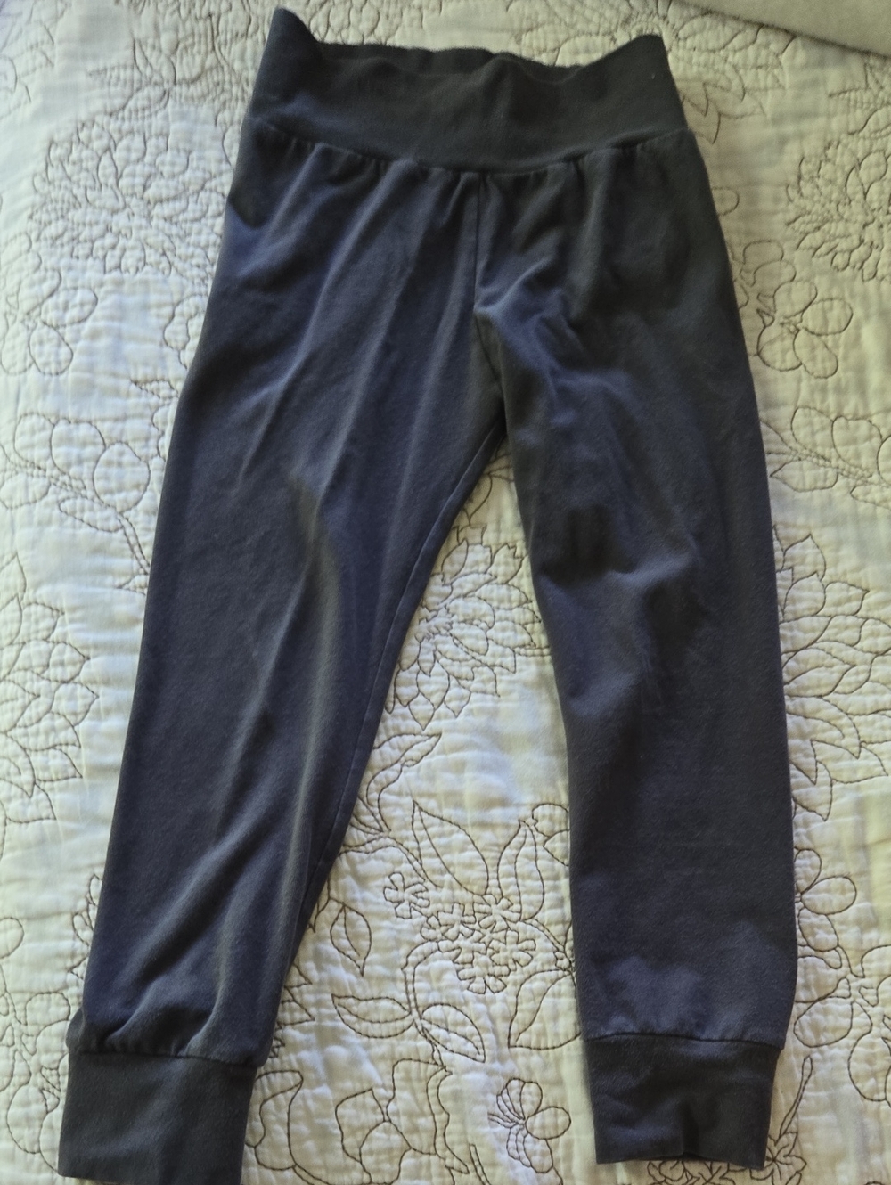 Kids Cozy Charcoal Gray Jogger Sweatpants